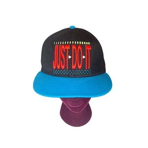 Nike True Just Do It Colourful Retro Embroidered Snapback Hat Cap